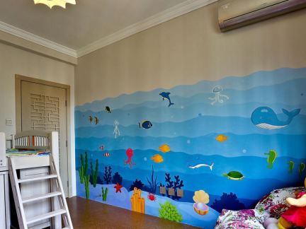 用墻體彩繪來裝飾客廳有哪些優勢和特點？