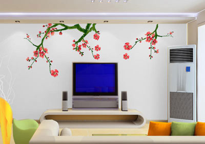 ?電視背景手繪墻應該注意的幾個原則