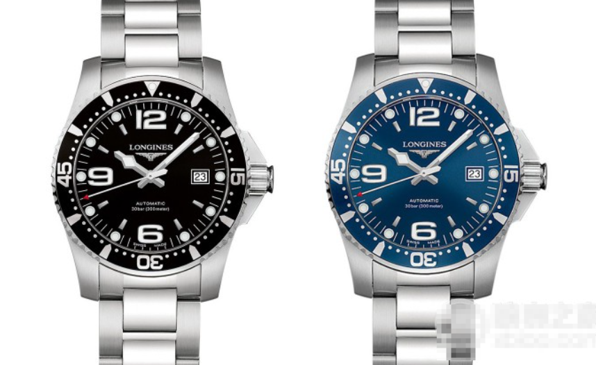 浪琴康卡斯繫列經典精鋼款腕錶搭載Cal 619/888機芯